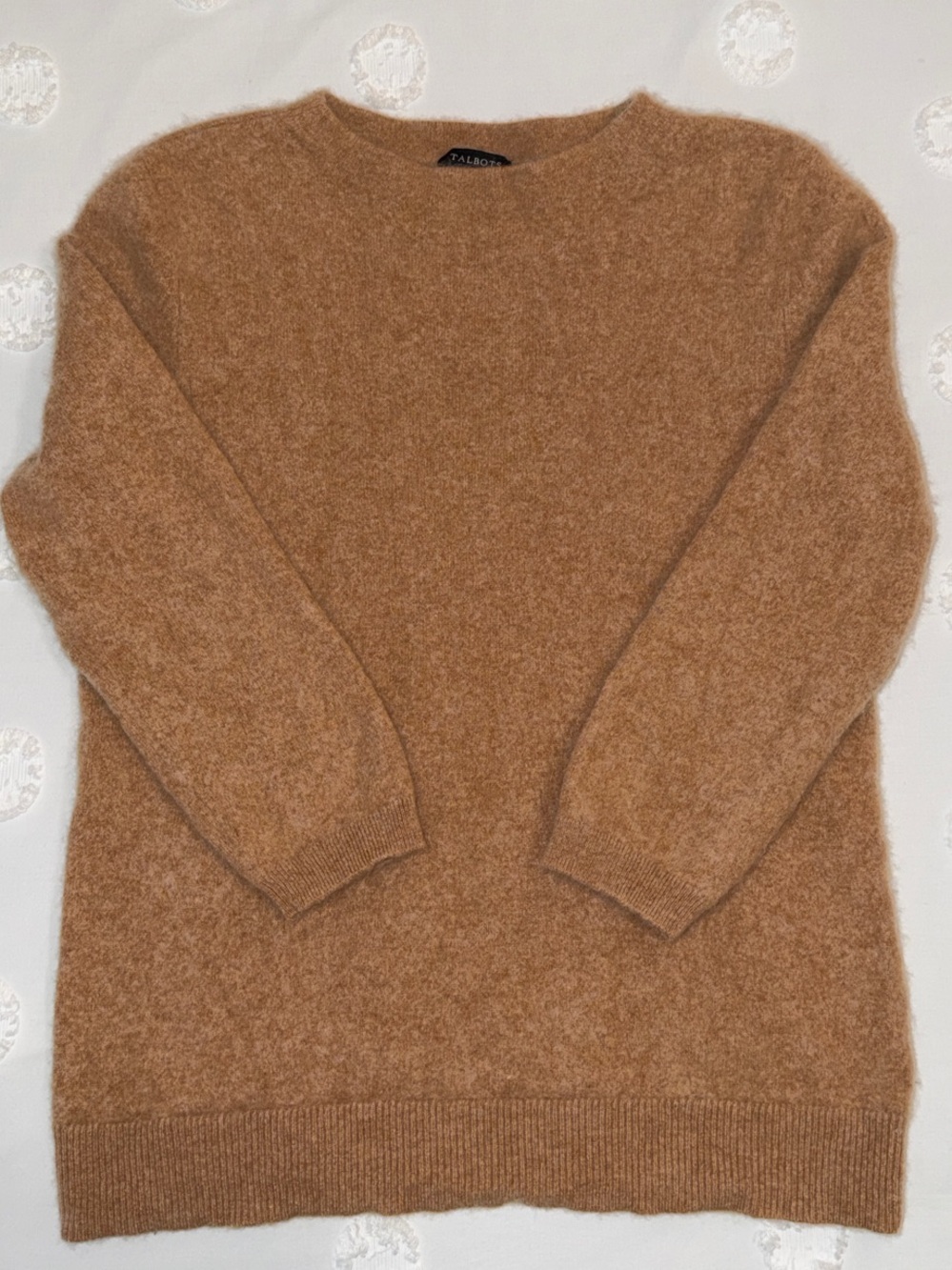 Talbots Pure Cashmere Sweater in Camel Brown